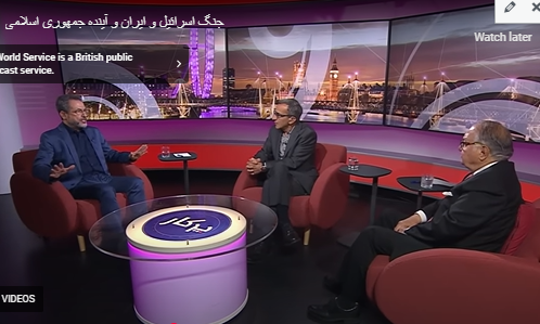 دکتر محسن بنائی و مهرداد خوانساری، در برنامه ای از داریوش کریمی :  جنگ اسرائیل وایران و آینده جمهوری اسلامی