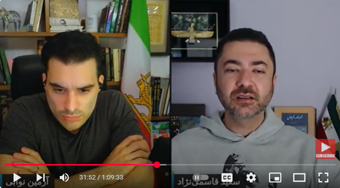 سعید قاسمی نژاد، در برنامه ای از  آرمین نوابی – جمهوری بی خدایان